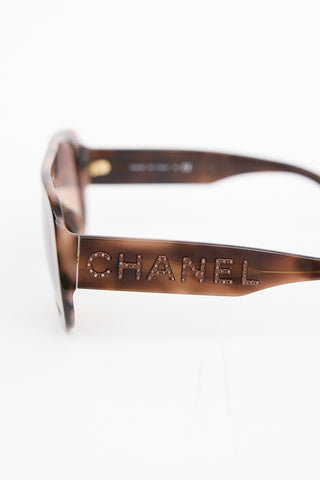 Chanel 5423-B-A Aviator Sunglasses
