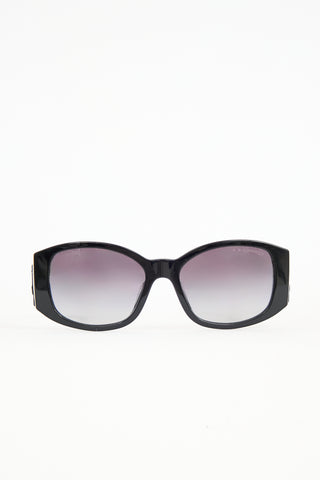 Chanel 5450-A Embroidered CC Sunglasses