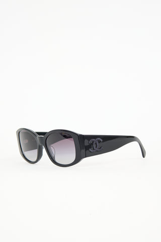 Chanel 5450-A Embroidered CC Sunglasses