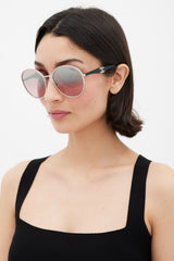 Chanel-71430-Pink-Lens-Metal-