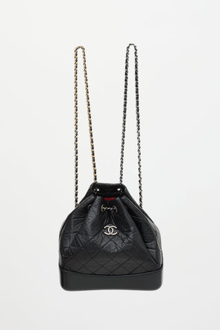 Chanel Aged Leather Small Gabrielle Backpack