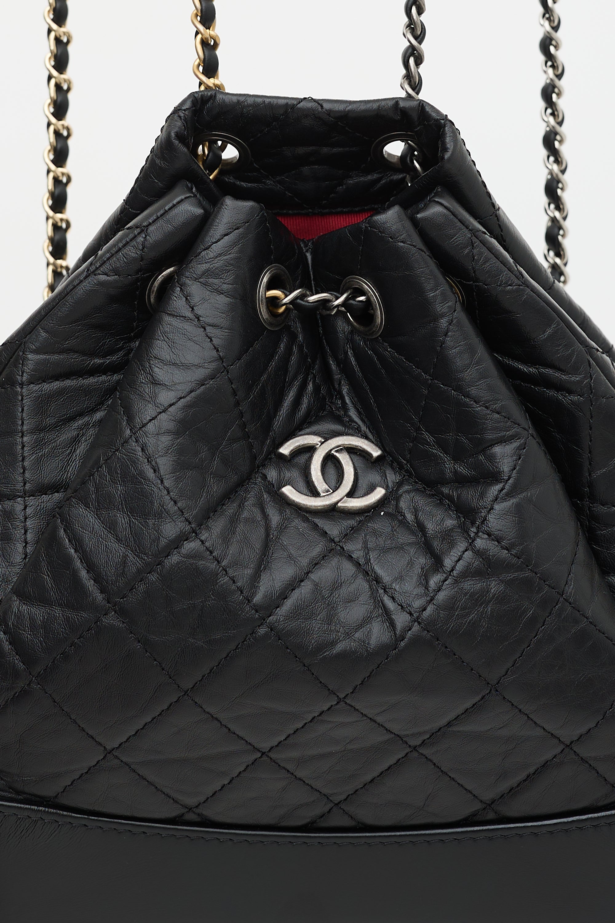 Chanel // Aged Leather Small Gabrielle Backpack – VSP Consignment
