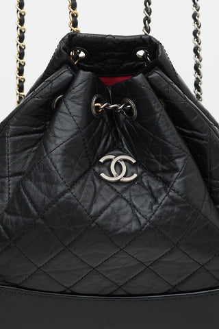 Chanel Aged Leather Small Gabrielle Backpack