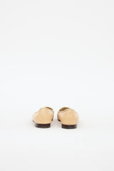 Chanel Leather Logo Loafer