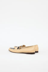 Chanel Leather Logo Loafer