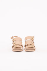 ChanelLeather CC Turnlock Strap Sandal