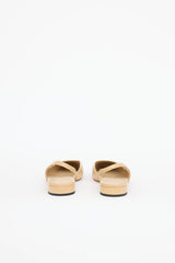 Chanel Cap Toe Slingback Flat