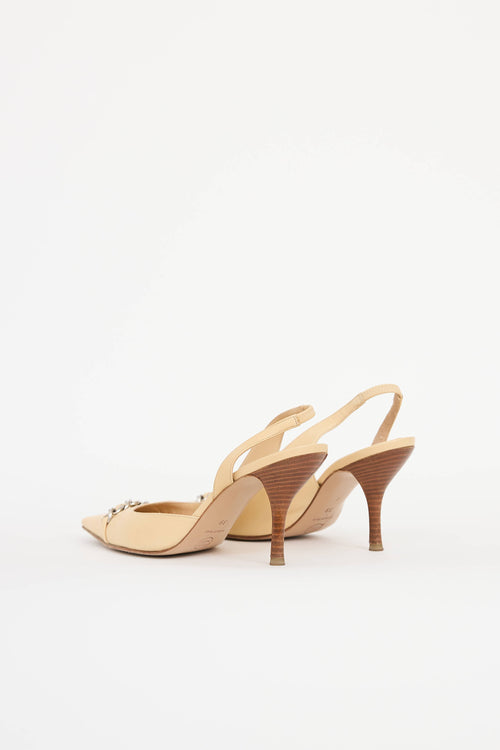 Chanel Chain Slingback Heel