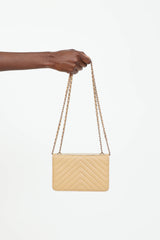 Chanel Chevron Trendy CC Wallet on Chain Bag