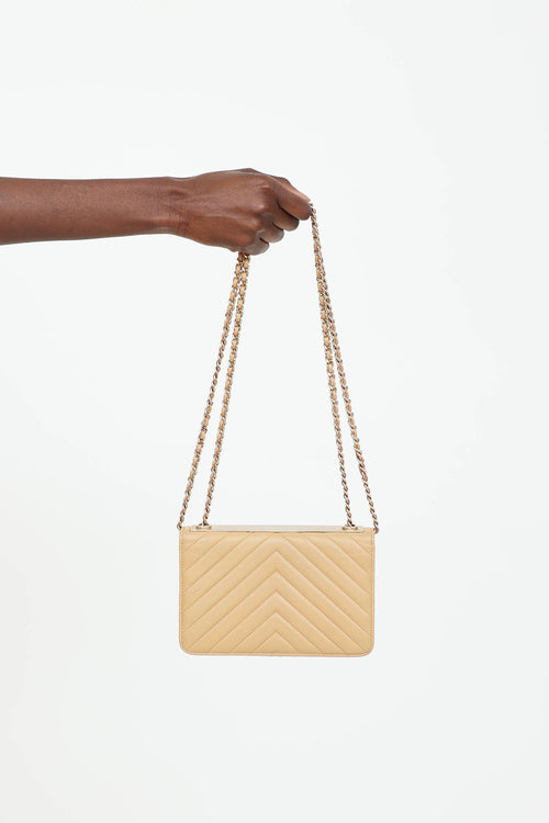 Chanel Chevron Trendy CC Wallet on Chain Bag