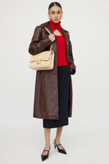 Chanel 2010 Leather Double Flap Bag