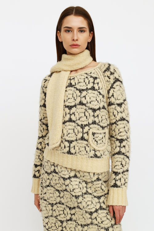FW 2001 Camellia Wool Sweater