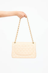 2010 Caviar Leather Double Flap Jumbo Bag