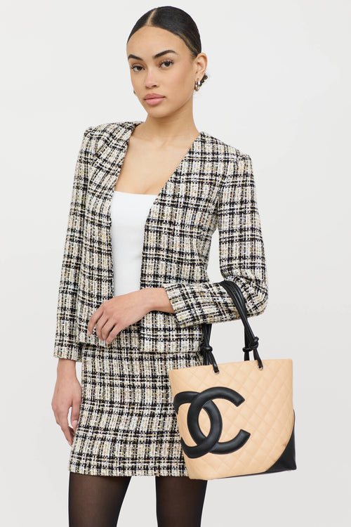 Chanel 2005 Ligne Cambon Quilted Bucket Bag