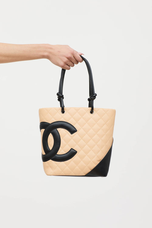 Chanel 2005 Ligne Cambon Quilted Bucket Bag