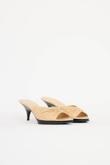 Chanel Cruise 2004 Ruched Sandal