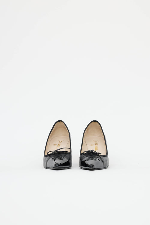 Chanel Vintage CC Bow Pump