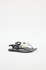 Chanel CC Camellia Sandal