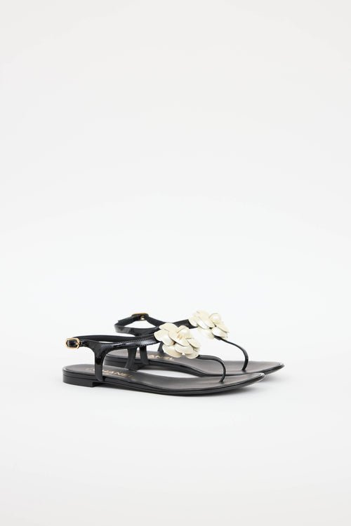 Chanel CC Camellia Sandal
