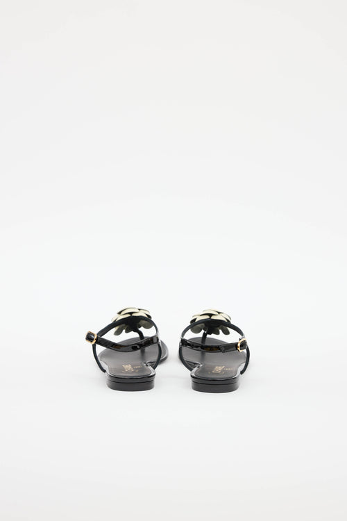 Chanel CC Camellia Sandal