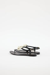 Chanel CC Camellia Sandal