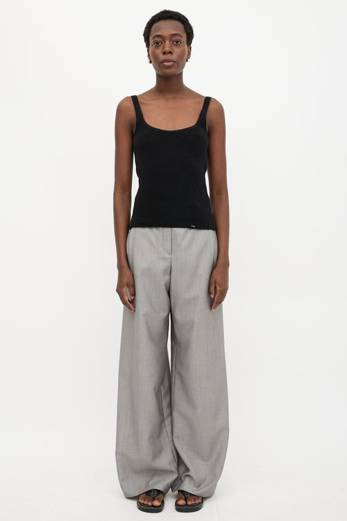 Chanel Cashmere Camellia Tank Top