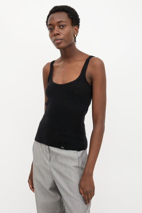 Chanel Cashmere Camellia Tank Top