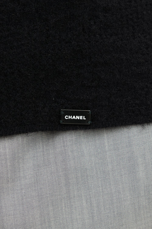Chanel Cashmere Camellia Tank Top