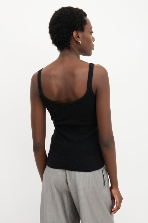 Chanel Cashmere Camellia Tank Top