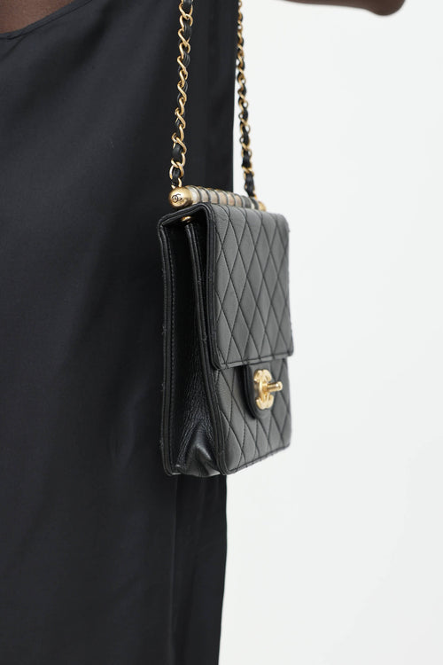 Chanel 2019 Mini Chic Pearls Flap Bag