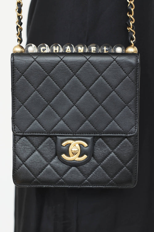 Chanel 2019 Mini Chic Pearls Flap Bag