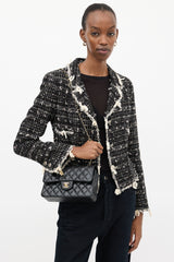 Chanel Black Leather Small Double Flap Bag