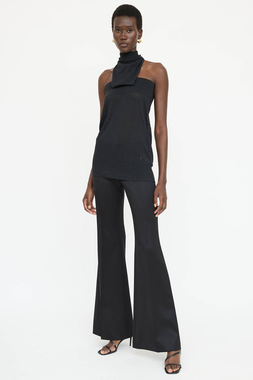 Chanel 2002 Knit Tie Top