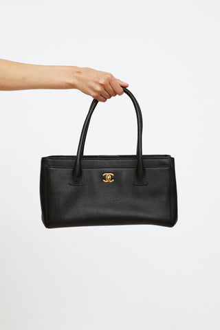 Chanel Black Excecutive Cerf Tote Bag