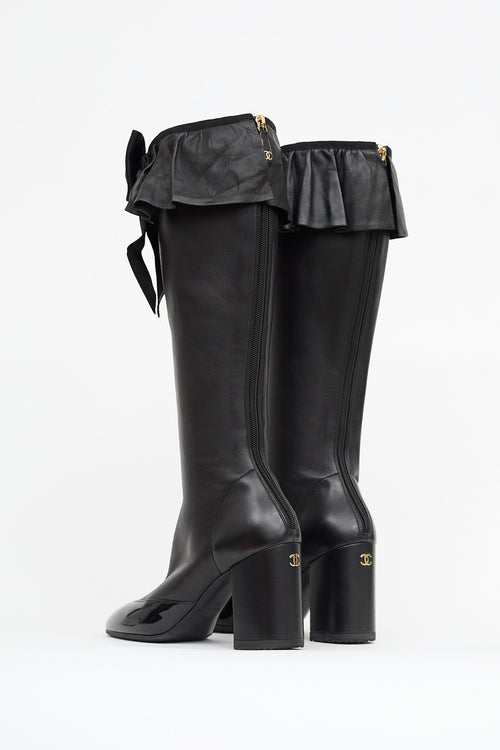 Chanel FW 25/26 Ruffle Boot