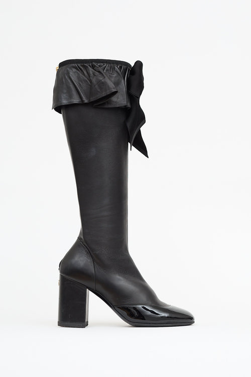 Chanel FW 25/26 Ruffle Boot