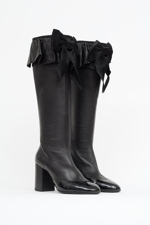 Chanel FW 25/26 Ruffle Boot