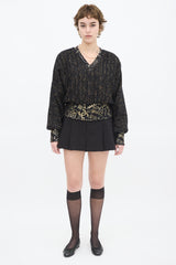 Chanel Pre-Fall 2019 Tweed Graffiti Sweater