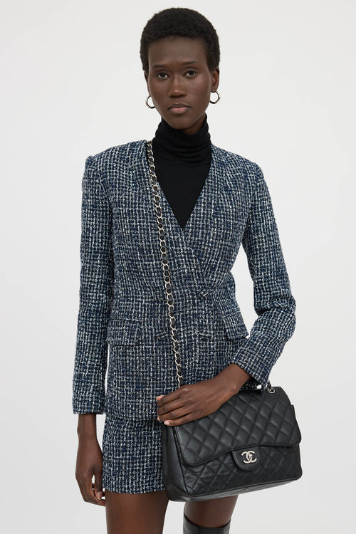 Chanel 2011 Caviar Jumbo Double Flap Bag