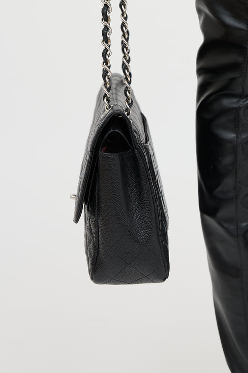 Chanel 2011 Caviar Jumbo Double Flap Bag