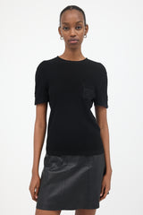 Chanel 2024 Ribbed CC Clover Top