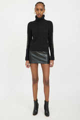 Chanel FW 2001 Cashmere Knit Turtleneck Sweater