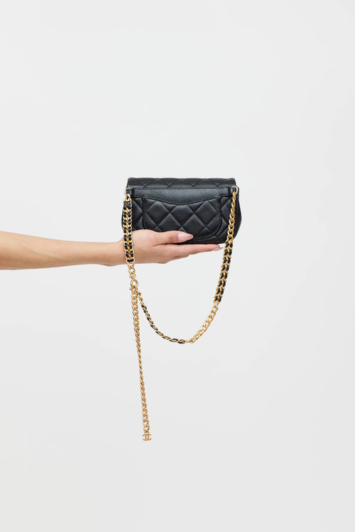 Chanel SS 2022 Leather Melody Waist Bag