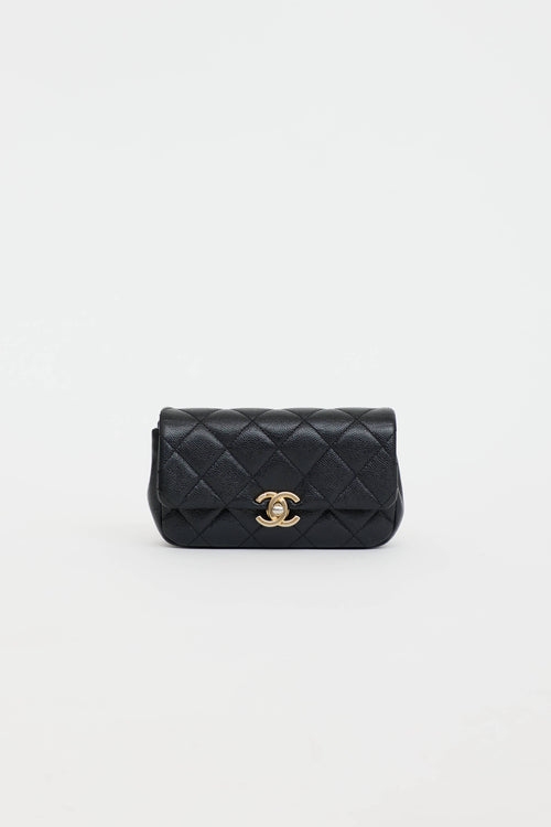 Chanel SS 2022 Leather Melody Waist Bag