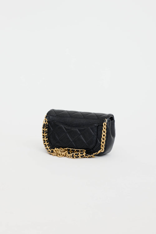 Chanel SS 2022 Leather Melody Waist Bag