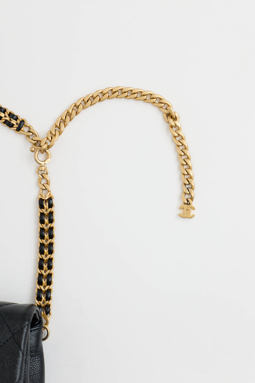 Chanel SS 2022 Leather Melody Waist Bag