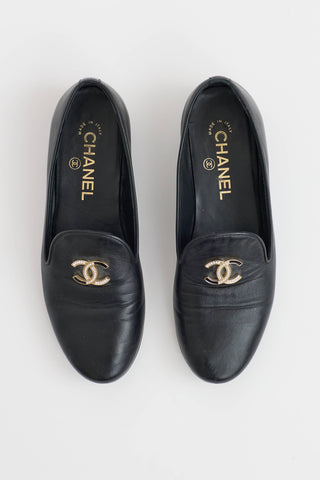 Chanel 2020 Leather CC Loafer