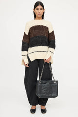 Chanel 2009 Leather Timeless Soft Shopper Tote Bag