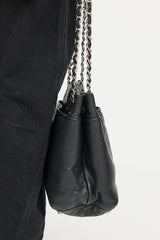 Chanel 2009 Leather Timeless Soft Shopper Tote Bag
