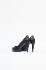 Chanel Cap Toe Platform Pump
